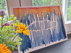 Aquarell "Tisch des Lebens"