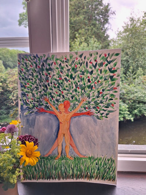 Aquarell "Baum des Lebens"