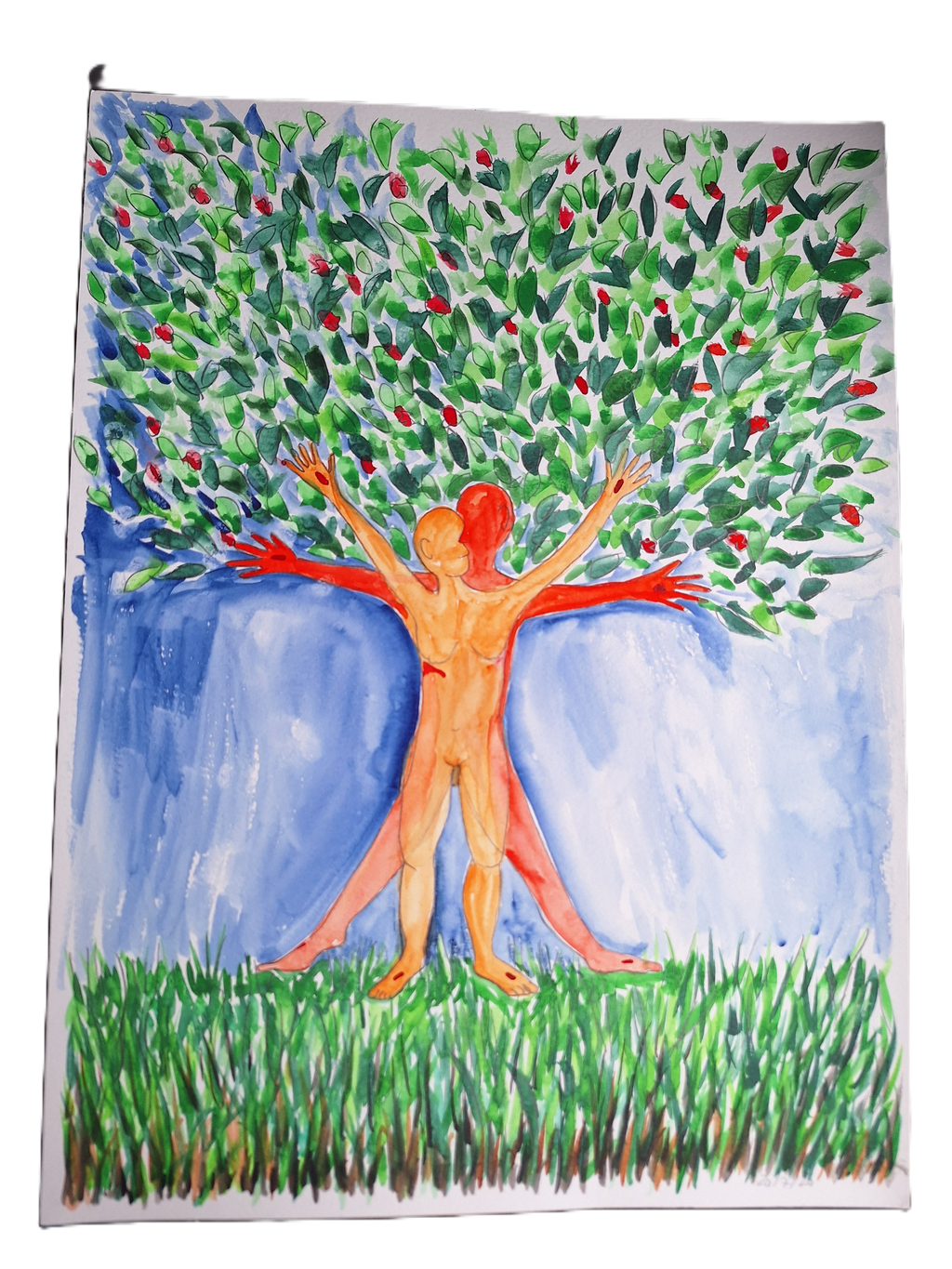 Aquarell "Baum des Lebens"