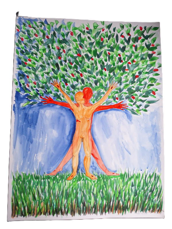 Aquarell "Baum des Lebens"
