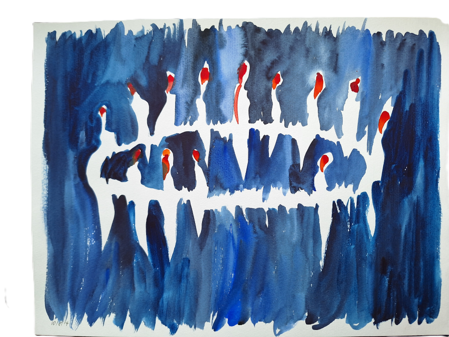 Aquarell  "Pfingsten"