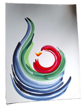 Aquarell "Schöfung II"