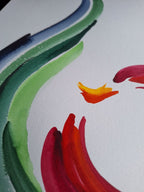 Aquarell "Schöfung II"