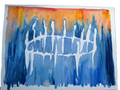 Aquarell "Tisch des Lebens"