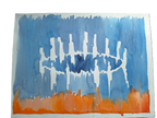 Aquarell  "Zusammen"