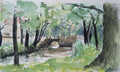 Aquarell "Dinklager Brücke"