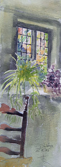 Aquarell "In der Burg Dinklage"