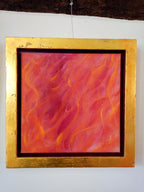 Malerei_Wolke des Nichtwissens, gold