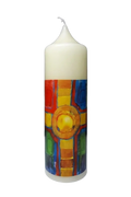 Folien-Osterkerze „Kreuz“