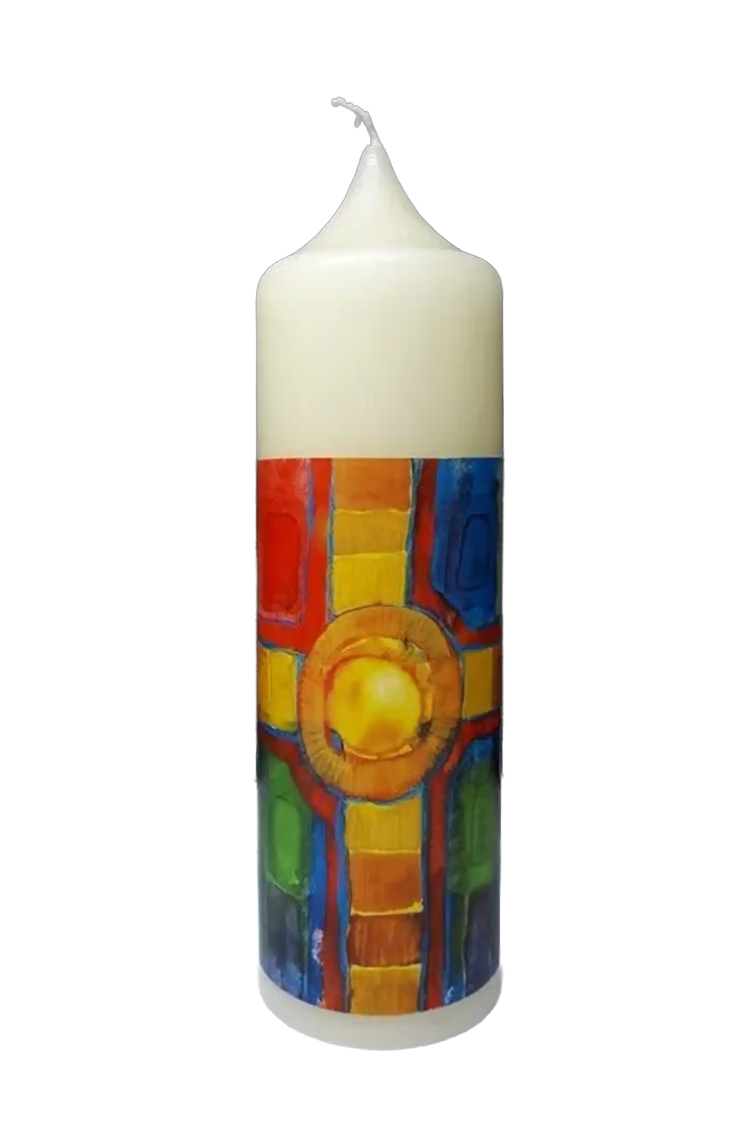 Folien-Osterkerze „Kreuz“