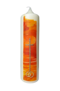 Hochzeitskerze „Morgenrot“ (8×30 cm)
