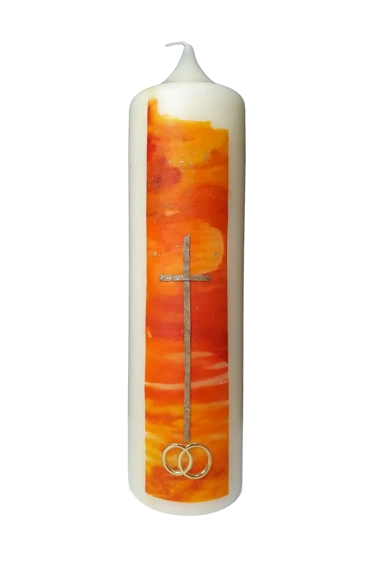 Hochzeitskerze „Morgenrot“ (8×30 cm)