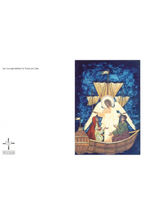 Ikonenkarte „Erzengel Raffael mit Tobias und Sara“