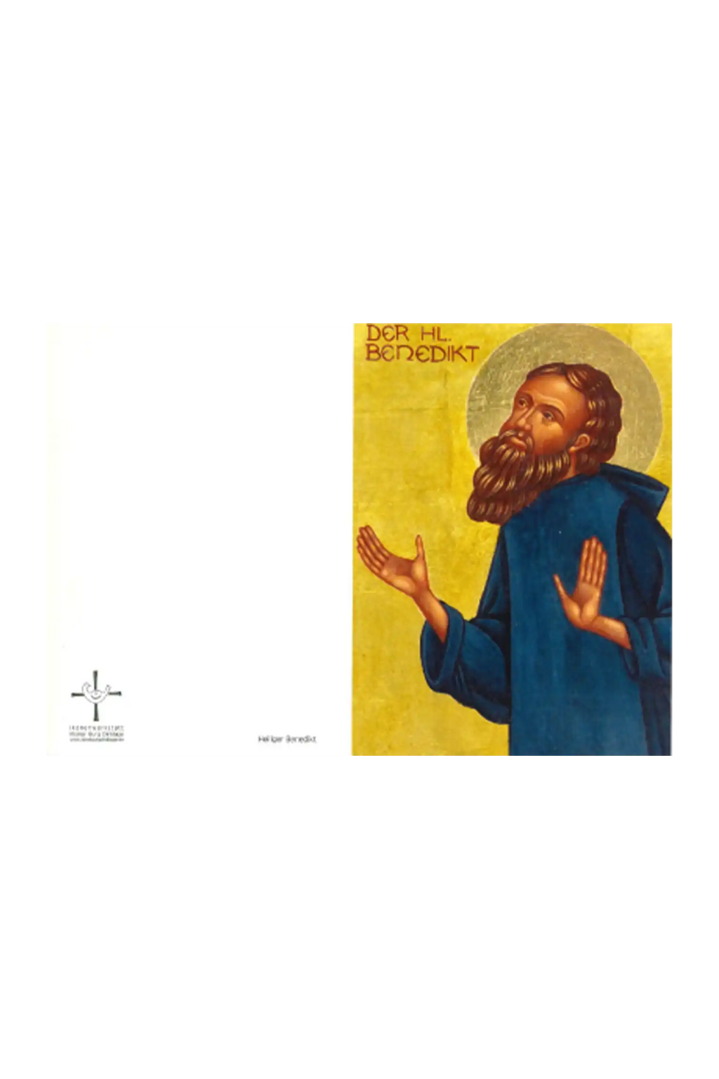 Ikonenkarte „Benedikt von Nursia“
