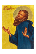 Ikonenkarte „Benedikt von Nursia“