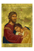 Ikonenkarte „Christus und der Lieblingsjünger“