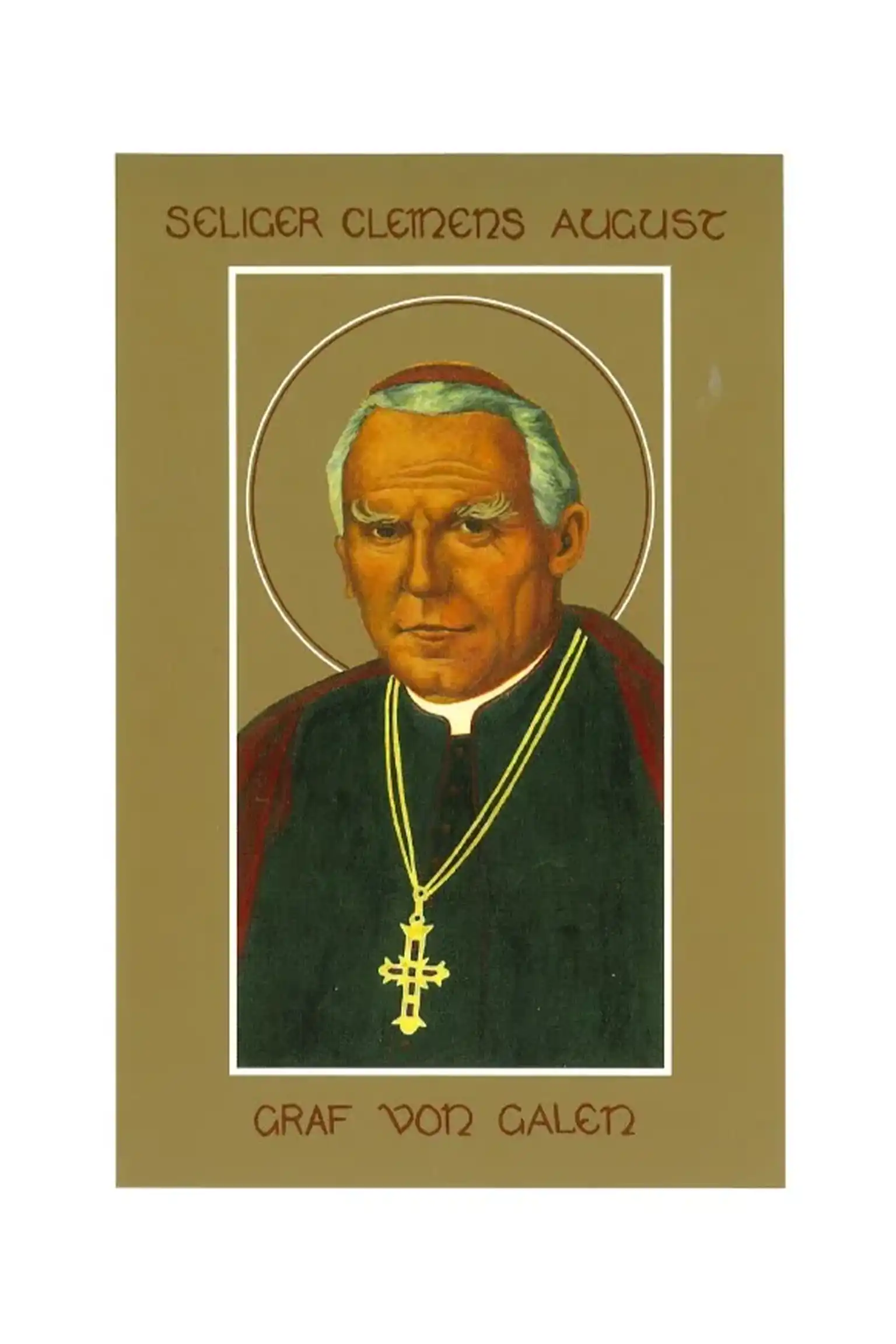 Ikonenkarte „Clemens August Kardinal von Galen“