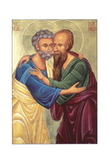 Ikonenkarte „Petrus und Paulus“