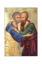 Ikonenkarte „Petrus und Paulus“