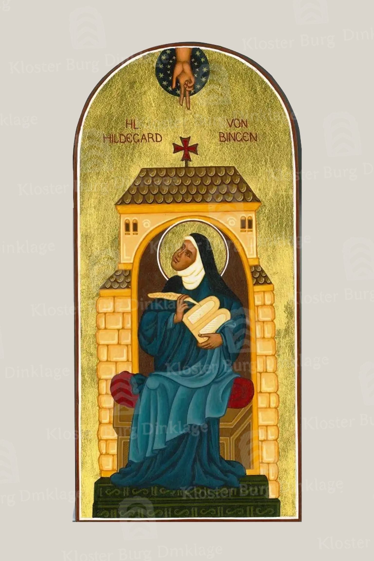 Ikone „Hl. Hildegard von Bingen“