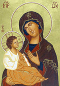 Ikonenkarte „Muttergottes des Erbarmens"