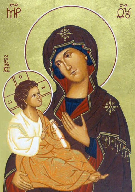 Ikonenkarte „Muttergottes des Erbarmens"