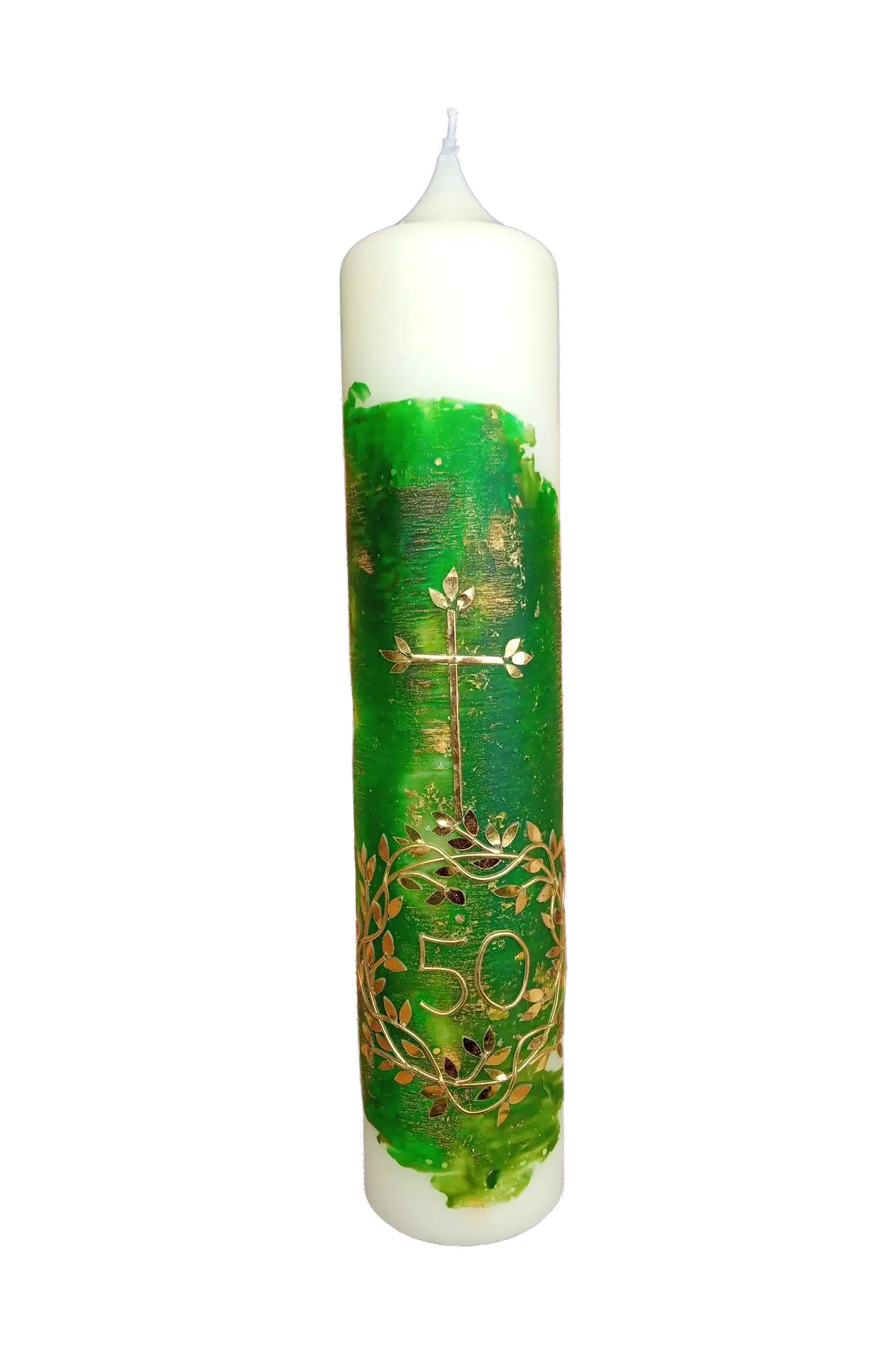 Hochzeitskerze „Jubiläum“ (8×40 cm)