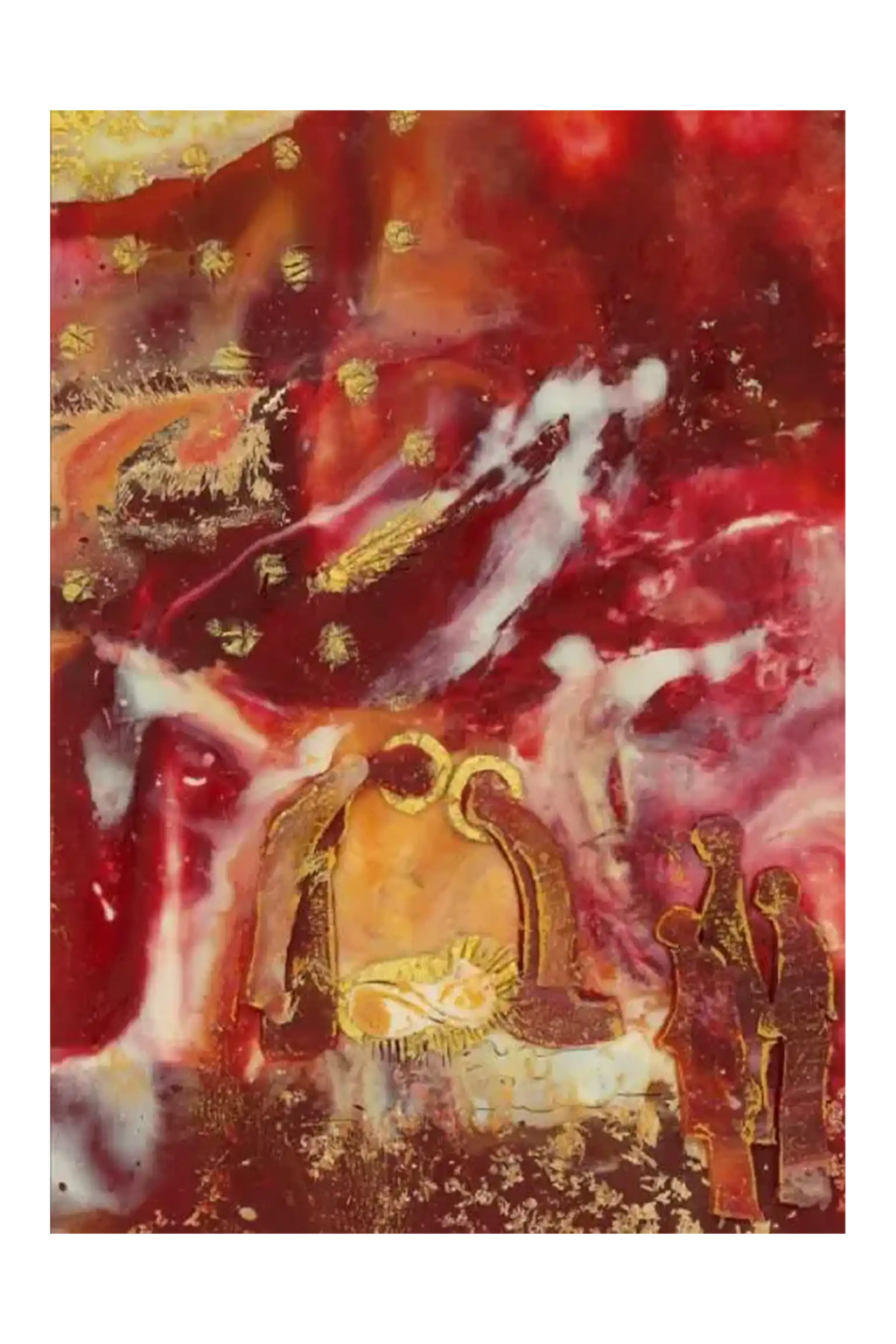 Weihnachtskarte „Gloria in excelsis Deo“