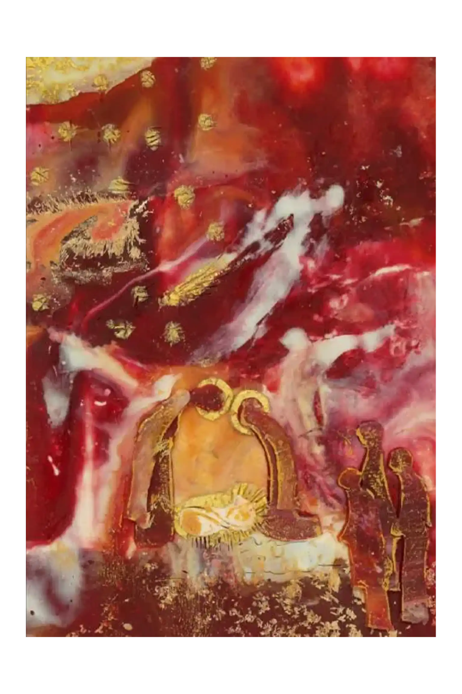 Weihnachtskarte „Gloria in excelsis Deo“