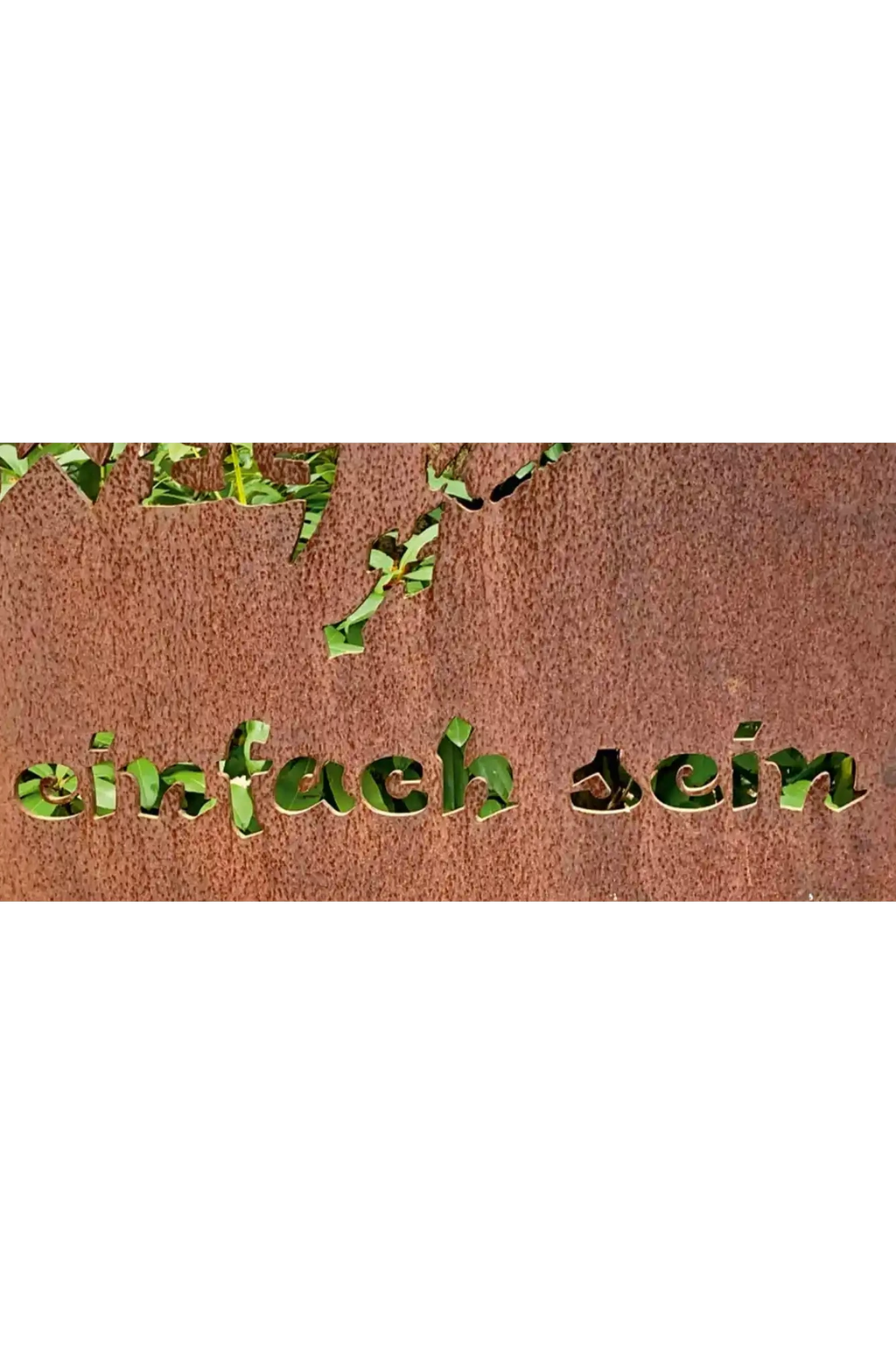 Impulskarte „einfach sein“