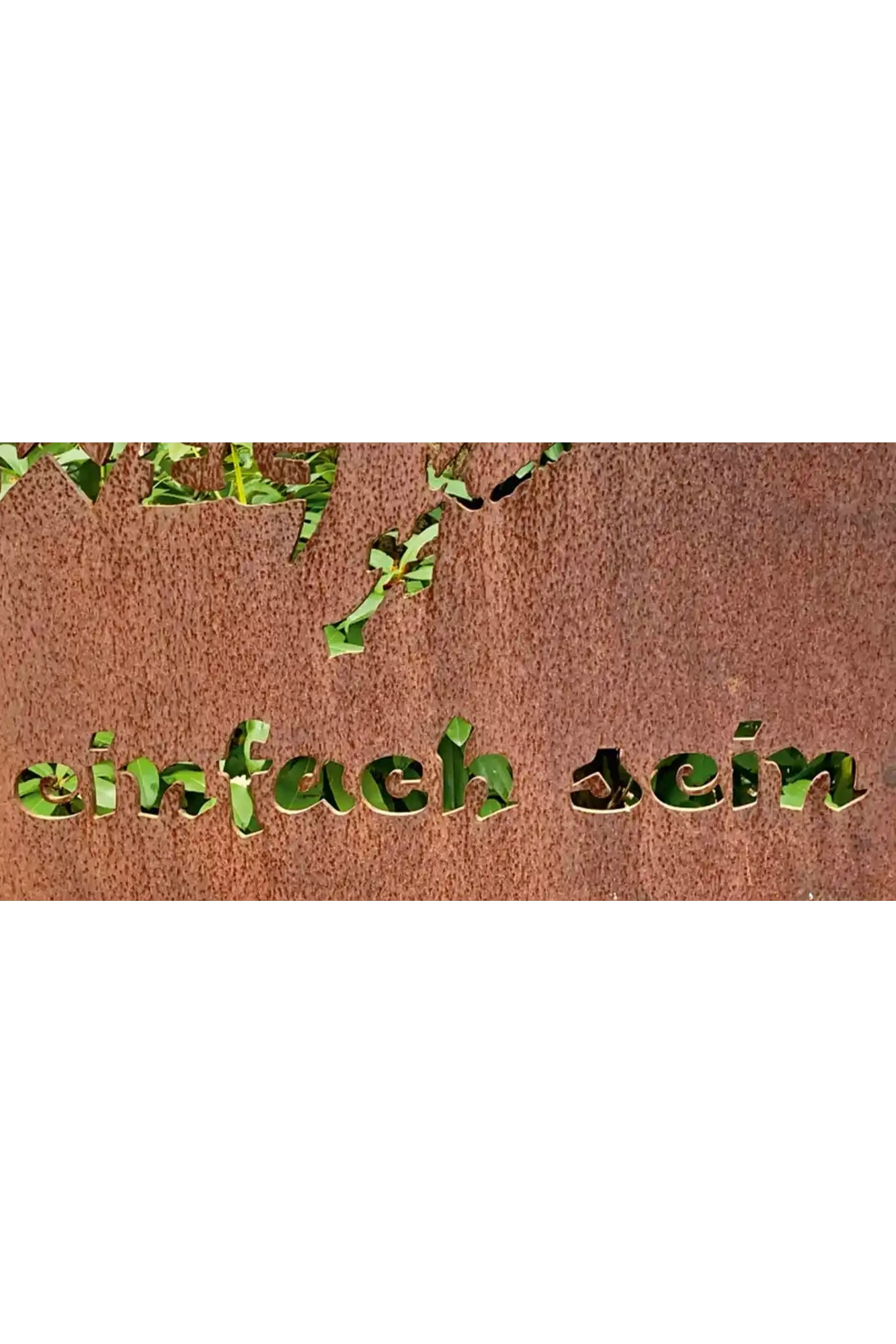 Impulskarte „einfach sein“