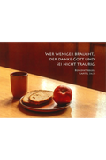 Impulskarte „Wer weniger braucht …“