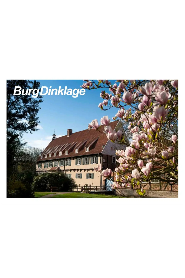 Postkarte „Burg Dinklage im Frühling“