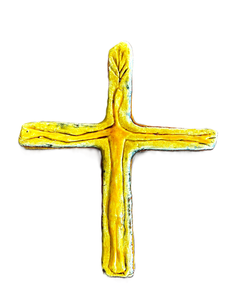 Keramik "Gelbes Kreuz"