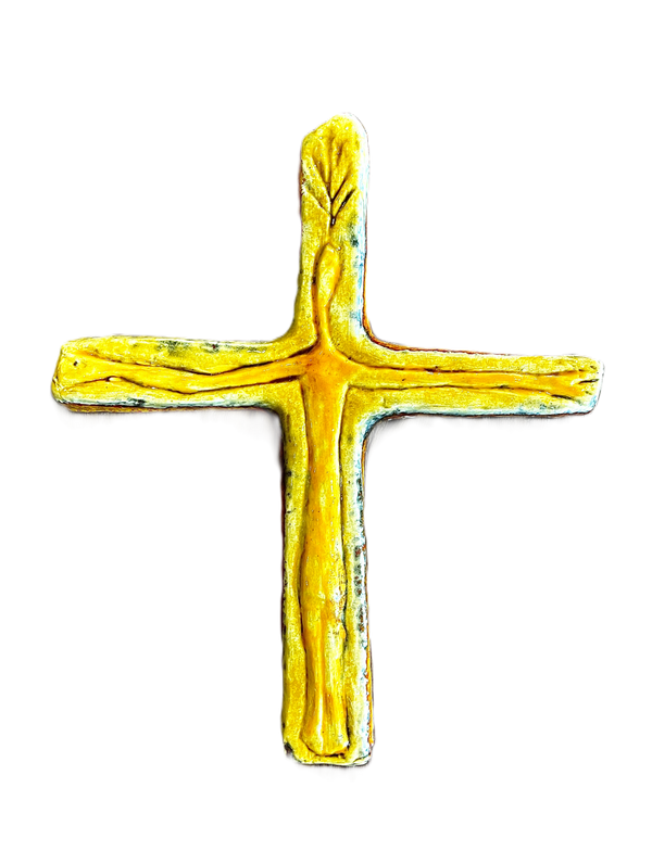 Keramik "Gelbes Kreuz"