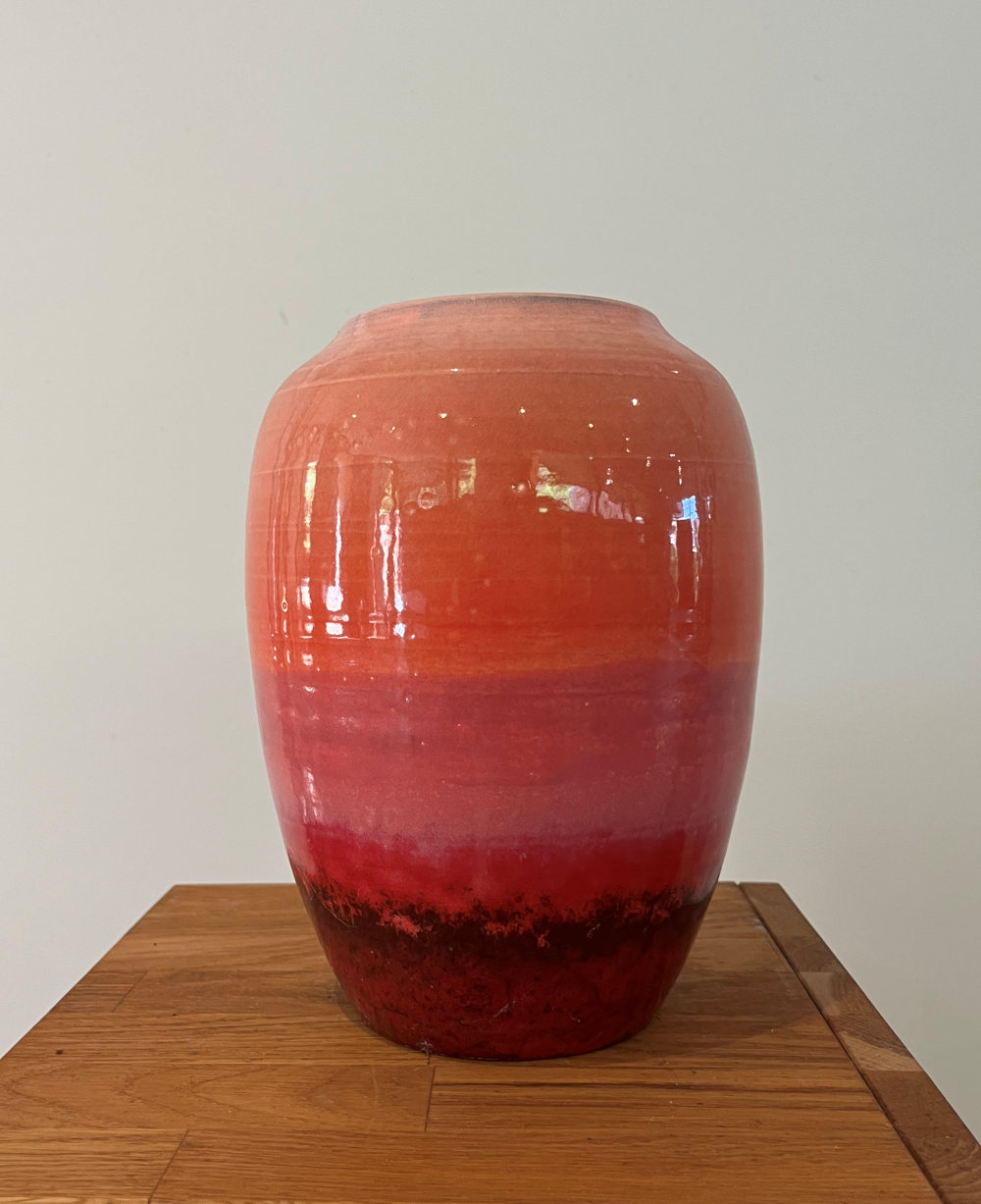 Keramik "Vase Rot-Rosé"