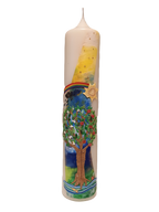 Familienkerze "Lebensweg" (8x40 cm)