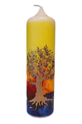 Kerze "Olivenbaum" (8x30 cm)