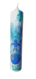 Osterkerze "Frieden" (8x40 cm)