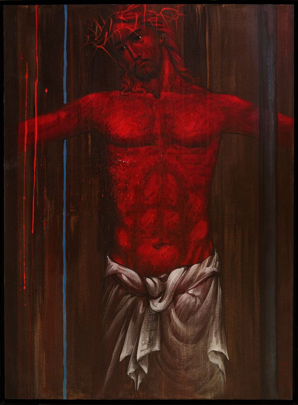 Malerei_der glühende Christus
