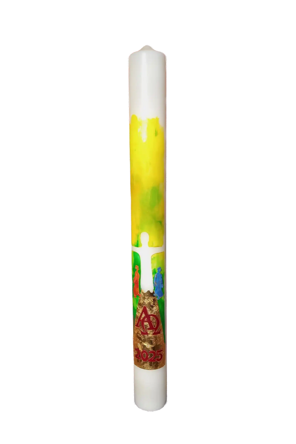Osterkerze "Emmaus" (8×80 cm)