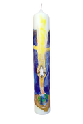 Kerze "Wiederkunft Christi" (8×50 cm)