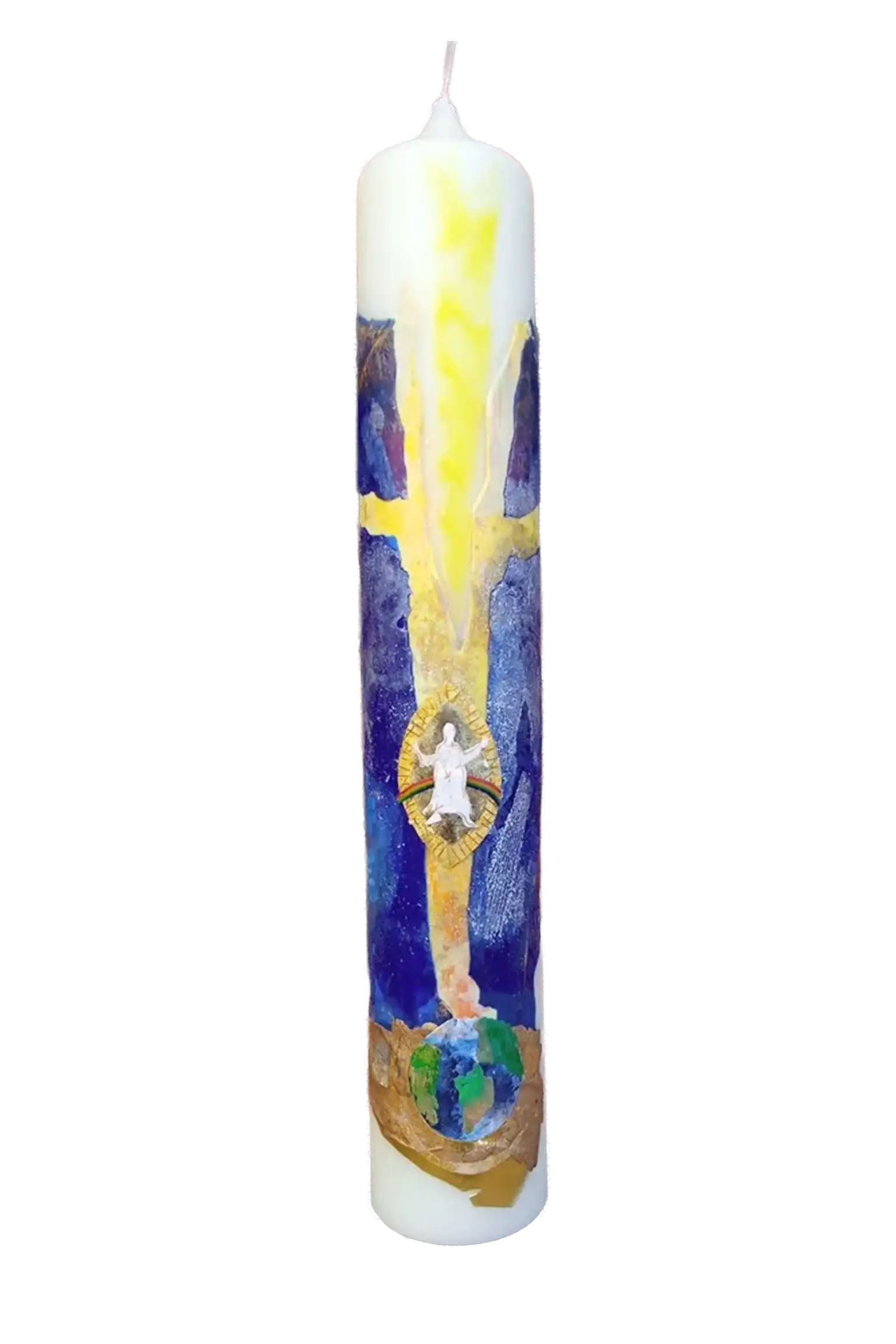 Kerze "Wiederkunft Christi" (8×50 cm)