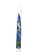 Osterkerze "Blau" (8×80 cm)