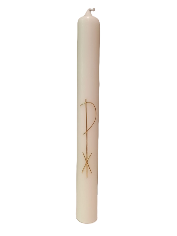 Taufkerze „Xiro einfach" (4 ×40 cm)