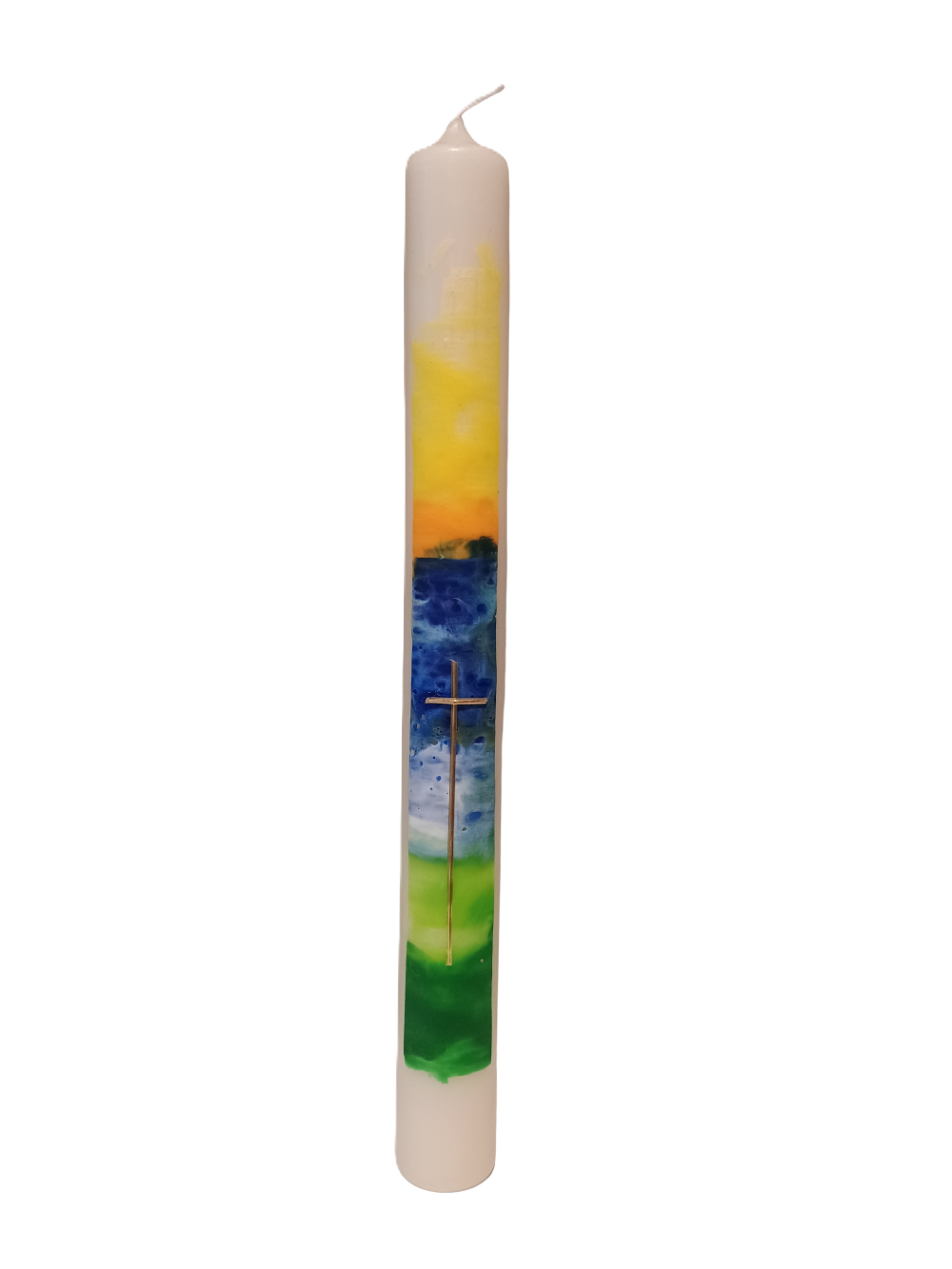 Taufkerze „Neue Schöpfung A“ (4 ×40 cm)