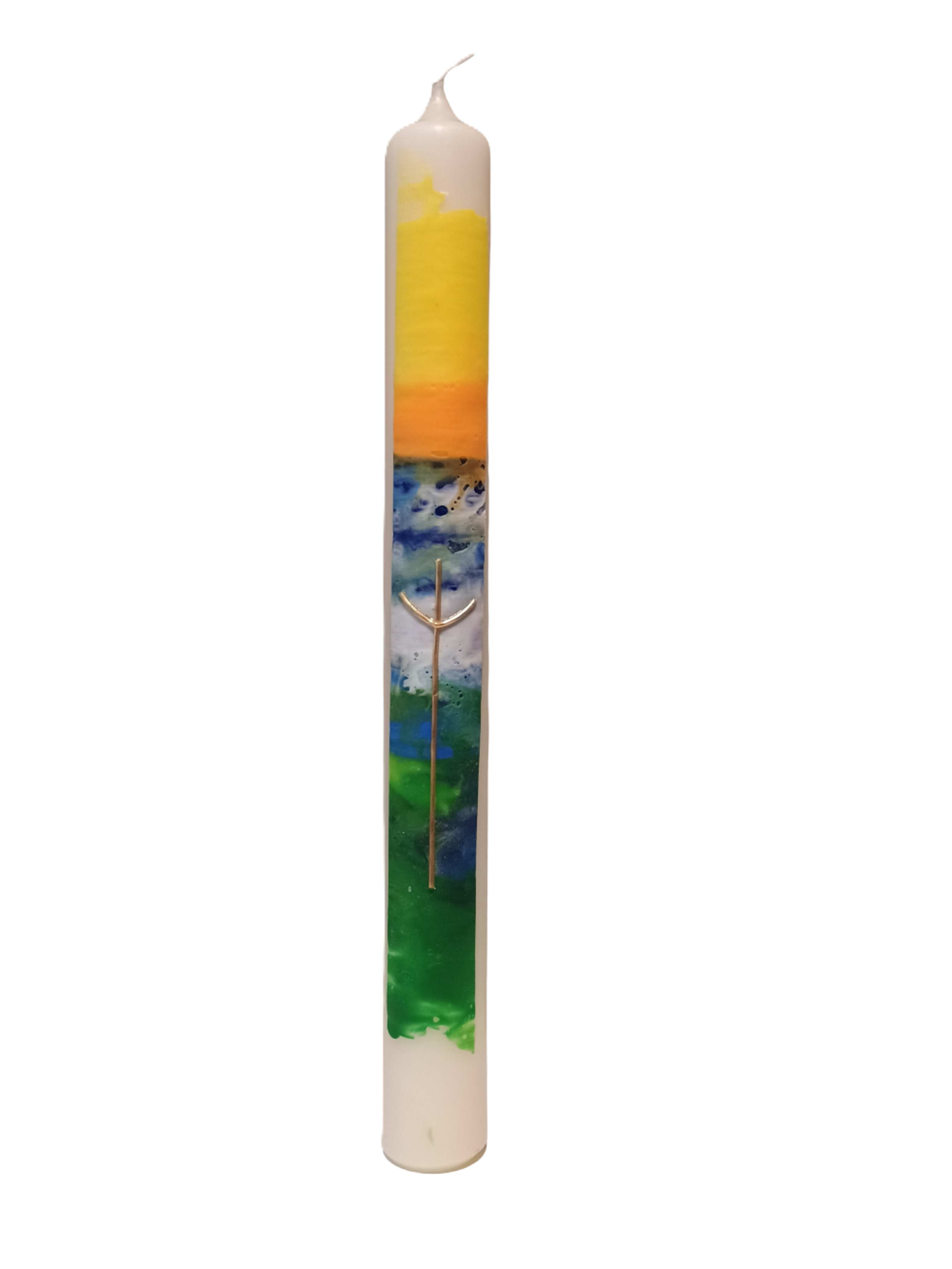 Taufkerze „Neue Schöpfung B“ (4 ×40 cm)