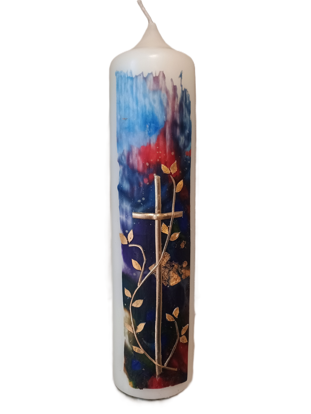 Trauerkerze violett (6×25)