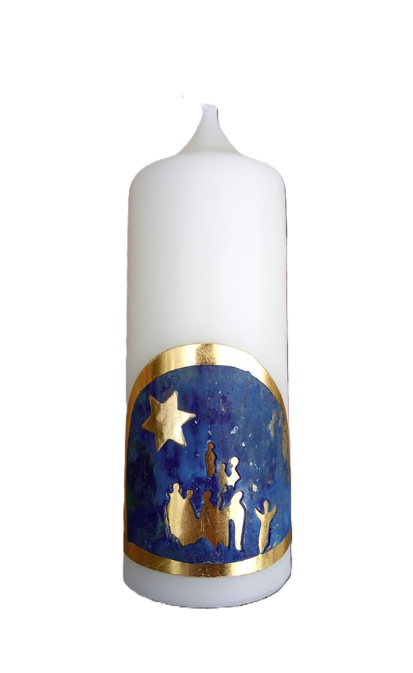 Weihnachtskerze "Hirtenfeld"