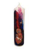 Weihnachtskerze "Mutter mit Kind" (8x30 cm)